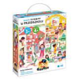 CO ROBIMY PRZEDSZKOLU tekturowe puzzle 40 el. Czuczu 3+