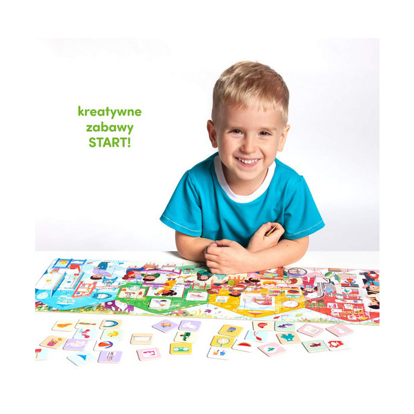 CO ROBIMY PRZEDSZKOLU tekturowe puzzle 40 el. Czuczu 3+