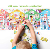 CO ROBIMY PRZEDSZKOLU tekturowe puzzle 40 el. Czuczu 3+