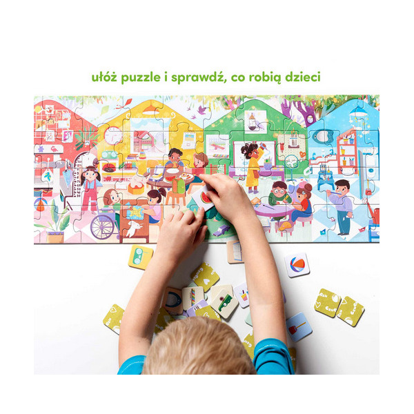 CO ROBIMY PRZEDSZKOLU tekturowe puzzle 40 el. Czuczu 3+