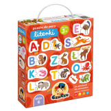 LITERKI puzzle do pary 48 el. nauka czytania Czuczu 3+