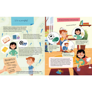 SZKOŁA I JA. UCZYMY SIĘ PLANOWAĆ książka w twardej okładce Agnieszka Łubkowska Nasza Księgarnia