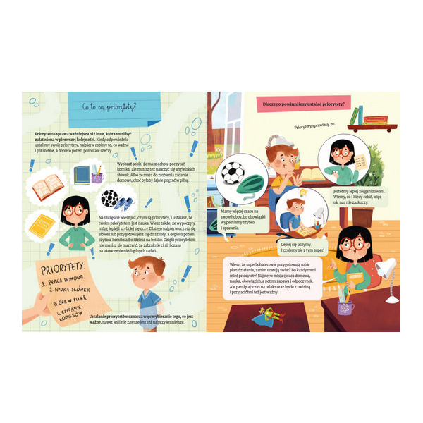 SZKOŁA I JA. UCZYMY SIĘ PLANOWAĆ książka w twardej okładce Agnieszka Łubkowska Nasza Księgarnia