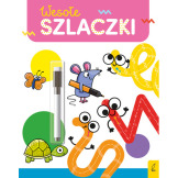 SZLACZKI. WESOŁA NAUKA książeczka zeszyt z pisakiem zmazywalnym nauka pisania Wilga 3+