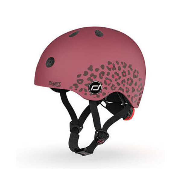 WILDCAT wiśniowy kask rowerowy dla dzieci rozmiar XXS-S 1-5 lat Scoot and Ride