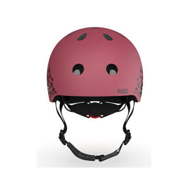 WILDCAT wiśniowy kask rowerowy dla dzieci rozmiar XXS-S 1-5 lat Scoot and Ride