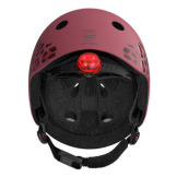 WILDCAT wiśniowy kask rowerowy dla dzieci rozmiar XXS-S 1-5 lat Scoot and Ride