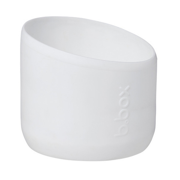 Biała silikonowa  nakładka na butelkę termiczną 1L White Out B.Box