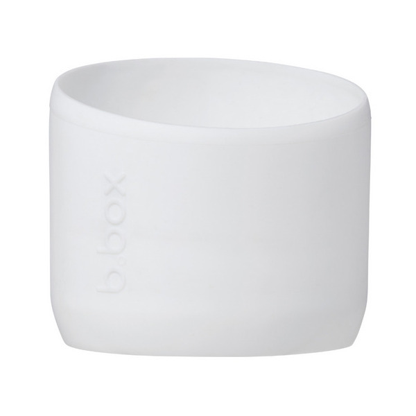 Biała silikonowa  nakładka na butelkę termiczną 1L White Out B.Box