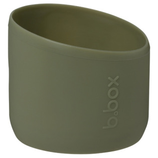 Oliwkowa silikonowa nakładka na butelkę termiczną 1L Olive B.Box