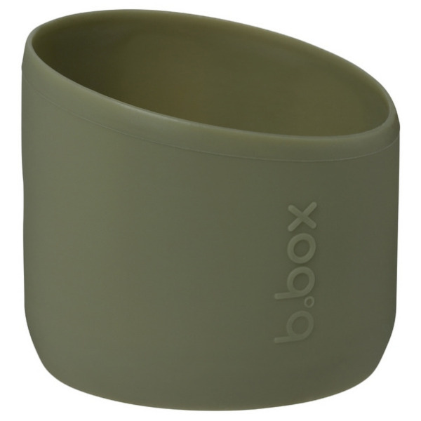 Oliwkowa silikonowa nakładka na butelkę termiczną 1L Olive B.Box