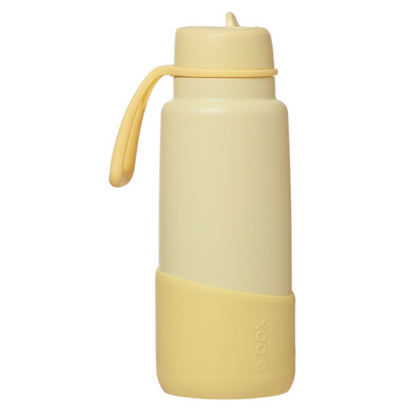 Cytrynowa silikonowa nakładka na butelkę termiczną 1L Lemon Twist B.Box