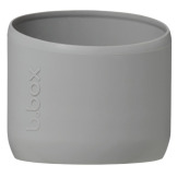 Szara silikonowa nakładka na butelkę termiczną 1L Shadow B.Box