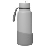 Szara silikonowa nakładka na butelkę termiczną 1L Shadow B.Box