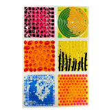 ŚCIEŻKA SENSORYCZNA fakturowe płytki z cieczą 30x30 cm zestaw 6 el. Tullo 3+