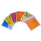 ŚCIEŻKA SENSORYCZNA fakturowe płytki z cieczą 30x30 cm zestaw 6 el. Tullo 3+