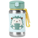 JEŻ termiczny bidon ze słomka wymienną 350 ml ZOO Skip Hop