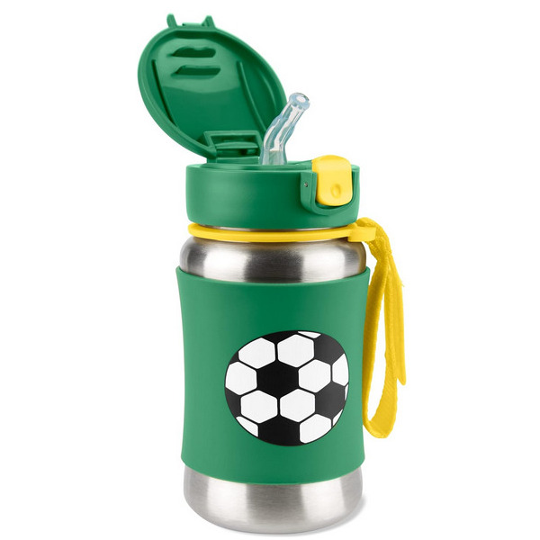 PIŁKA NOŻNA termiczny bidon ze słomka wymienną 350 ml Sparkle Style Skip Hop