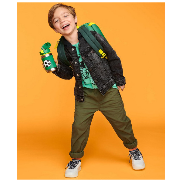 PIŁKA NOŻNA termiczny bidon ze słomka wymienną 350 ml Sparkle Style Skip Hop