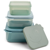 Pojemniki na przekąski zestaw 3 szt. Friends Blue Done By Deer