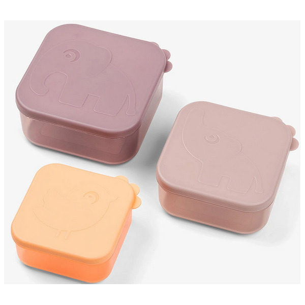 Pojemniki na przekąski zestaw 3 szt. Friends Powder Done By Deer