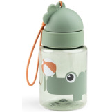 Mały bidon ze słomką 280 ml Playground Green Done By Deer