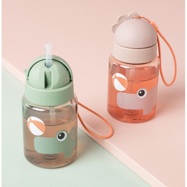 Mały bidon ze słomką 280 ml Playground Powder Done By Deer