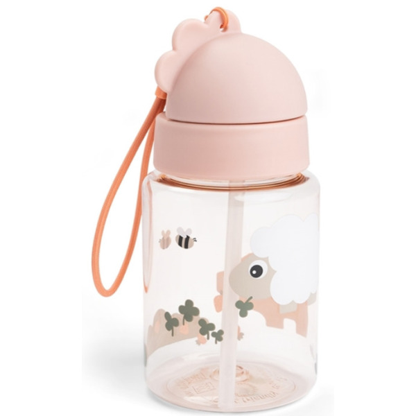 Mały bidon ze słomką 280 ml Tiny Farm Powder Done By Deer