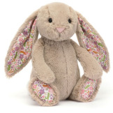 KRÓLICZEK beżowa przytulanka z kwiecistymi uszami Blossom Petal Bunny 31 cm Jellycat 0+