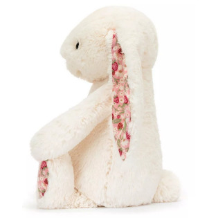 KRÓLICZEK kremowa przytulanka z kwiecistymi uszami Blossom Berry Bunny 31 cm Jellycat 0+