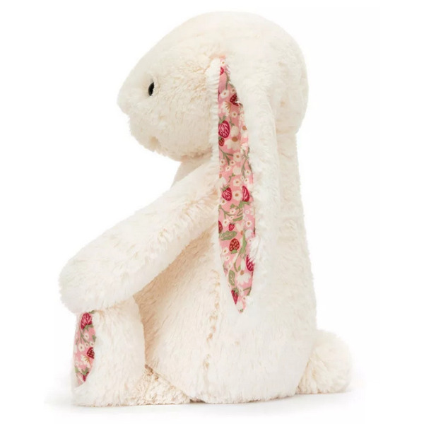 KRÓLICZEK kremowa przytulanka z kwiecistymi uszami Blossom Berry Bunny 31 cm Jellycat 0+