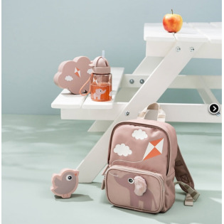 RÓŻOWY SŁONIK plecak dla przedszkolaka 4L Elphee Powder Done By Deer