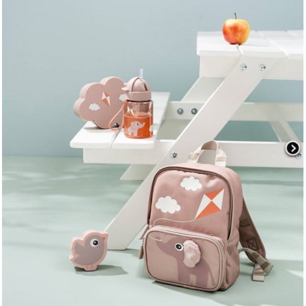 RÓŻOWY SŁONIK plecak dla przedszkolaka 4L Elphee Powder Done By Deer