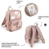 RÓŻOWY SŁONIK plecak dla przedszkolaka 4L Elphee Powder Done By Deer