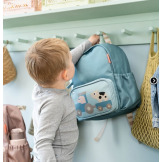 FARMA niebieski plecak dla przedszkolaka 7,5L Tiny Farm Blue Done By Deer