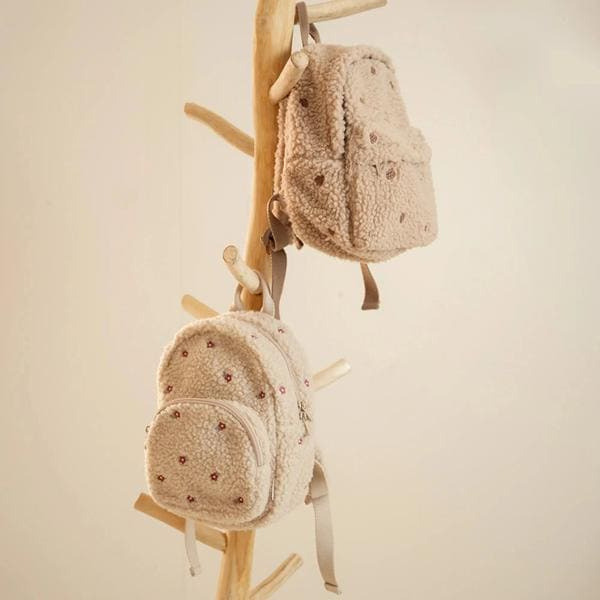 Plecak dla przedszkolaka Teddy Taupe Forest Friends Little Dutch