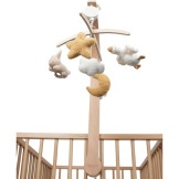 Drewniana karuzela z pozytywką Newborn Naturals FSC Little Dutch 0+