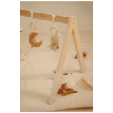 Drewniany pałąk interaktywny Newborn Naturals Little Dutch 0+