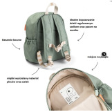 Zielony plecak dla przedszkolaka 7,5L Playground Green Done By Deer