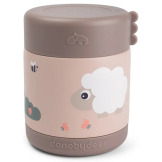 Różowy termos obiadowy na jedzenie 300 ml Tiny Farm Powder Done By Deer