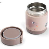 Różowy termos obiadowy na jedzenie 300 ml Tiny Farm Powder Done By Deer