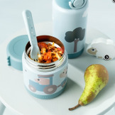 Niebieski termos obiadowy na jedzenie 300 ml Tiny Farm Blue Done By Deer