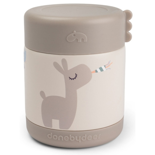 Beżowy termos obiadowy na jedzenie 300 ml Celebration Sand Done By Deer