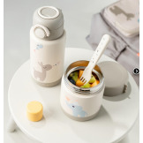 Beżowy termos obiadowy na jedzenie 300 ml Celebration Sand Done By Deer