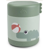 Zielony termos obiadowy na jedzenie 300 ml Playground Green Done By Deer