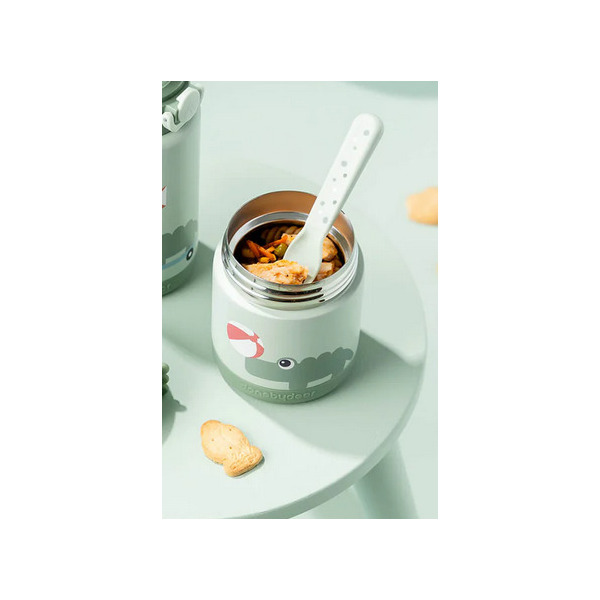 Zielony termos obiadowy na jedzenie 300 ml Playground Green Done By Deer