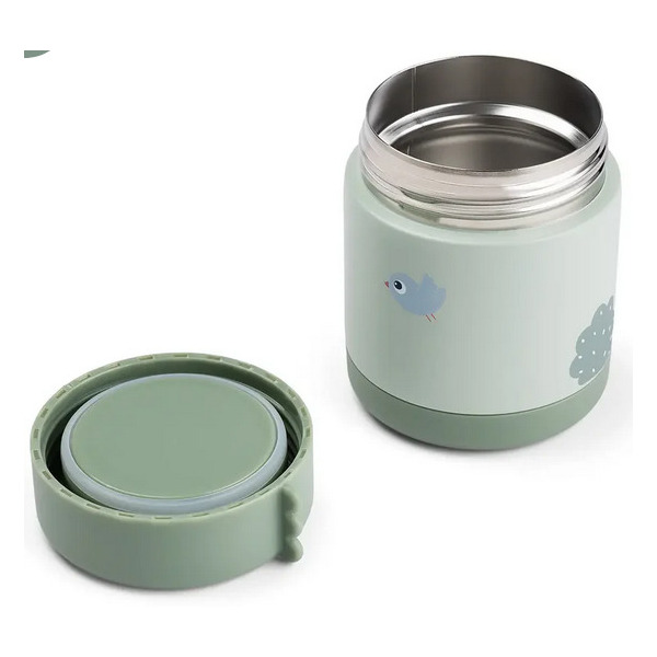 Zielony termos obiadowy na jedzenie 300 ml Playground Green Done By Deer