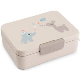 Beżowa śniadaniówka z przegródkami Celebration Sand Done By Deer