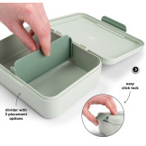 Zielona śniadaniówka z przegródkami Playground Green Done By Deer