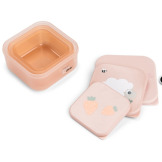 Różowe pojemniki na przekąski zestaw 3 szt. Tiny Farm Powder Done By Deer